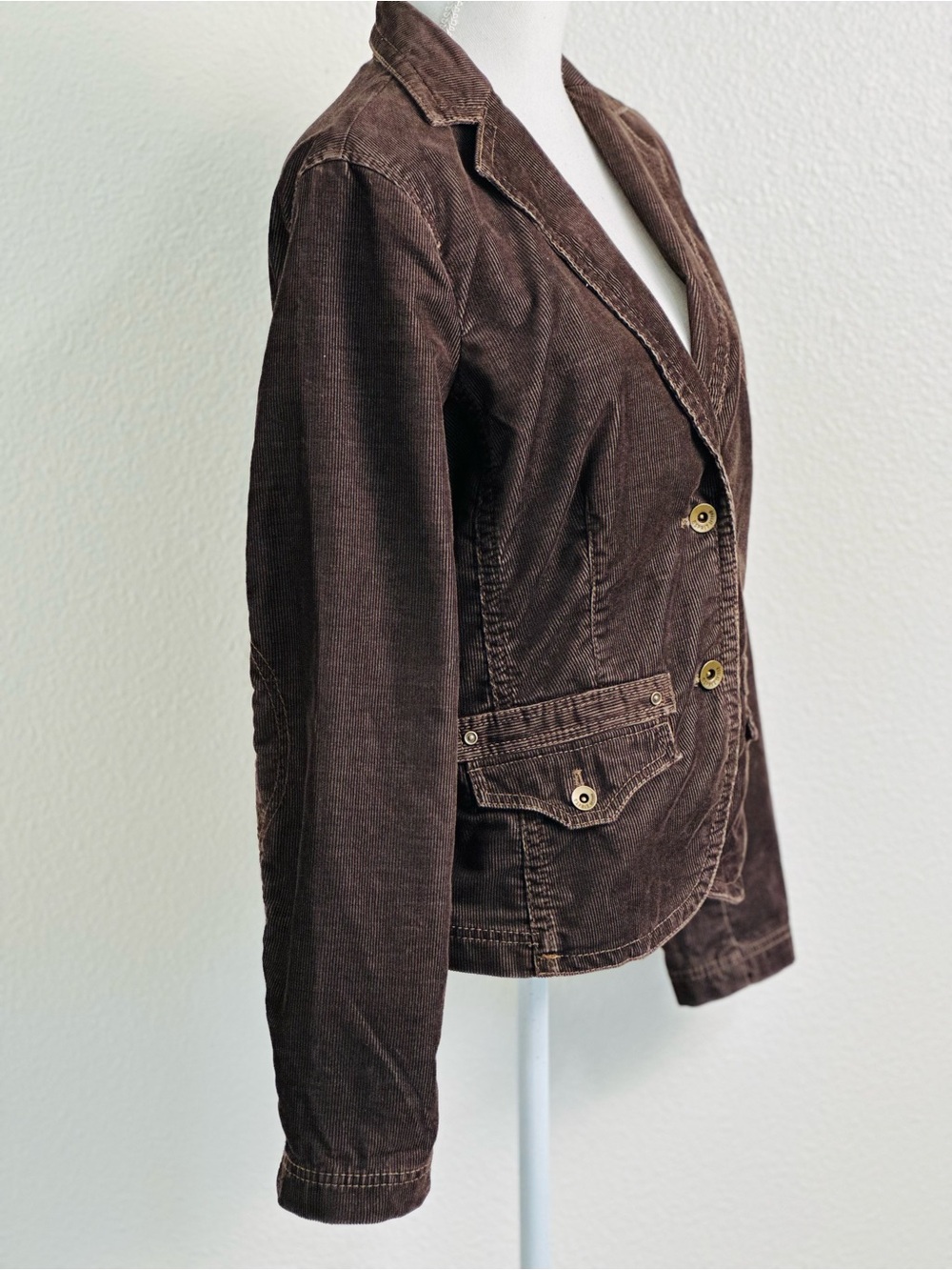 Esprit Light Weight Corduroy Jacket Brown Size 14 - Picture 2 of 10